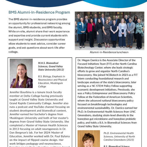 Alumni-In-Residence  Newsletter